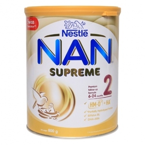 Sữa Nan Supreme số 2 - 800g (dành cho trẻ 6-24 tháng tuổi)