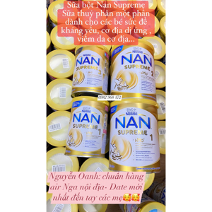 Sữa NAN Supreme số 3 - 900g (dành cho bé từ 2 - 6 tuổi)