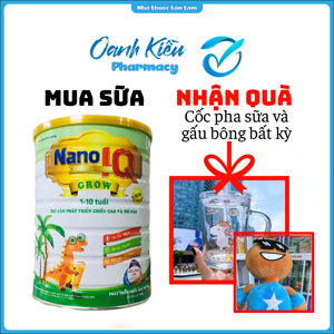 Sữa Nano IQ Grow - 900g (dành cho trrẻ 1-10 tuổi phát triển chiều cao và trí não)