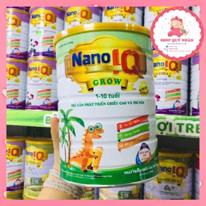 Sữa Nano IQ Grow - 900g (dành cho trrẻ 1-10 tuổi phát triển chiều cao và trí não)