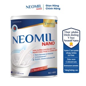 Sữa Neomil Nano 400g - Dành cho người ốm, bệnh sau mổ