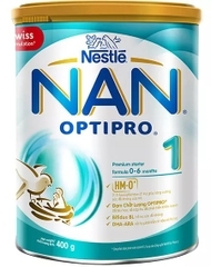 Sữa bột Nan Pro 1 - hộp 400g (dành cho trẻ từ 0 - 6 tháng)