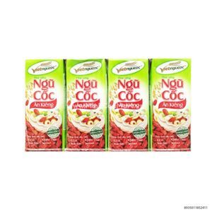 Sữa ngũ cốc ăn kiêng Việt Ngũ Cốc Lốc 4 hộp 180ml