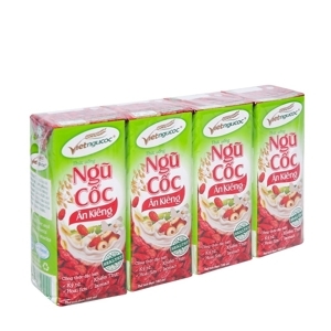 Sữa ngũ cốc ăn kiêng Vietngucoc 180ml - Lốc 4 hộp