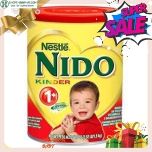 Sữa bột Nestle Nido Kinder 1+ - 1600 g (chống táo bón)