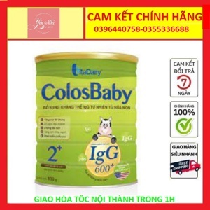 Sữa non Colosbaby 600 IgG 2+ - 800g (cho bé 0-12 tháng)