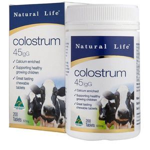 Sữa Non Colostrum Natural Life - Hộp 200 viên (Trên 2 tuổi)