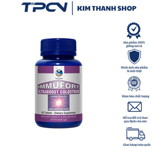 Sữa non Immufort Ultraboost Colostrum 60 Viên