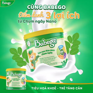 Sữa non thảo dược chùm ngây Babego