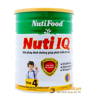 Sữa NutiFood Nuti IQ Step 4 - 900g (2 - 4 tuổi)