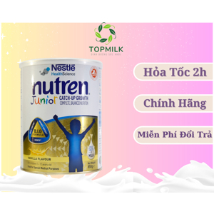 Sữa Nutren Junior Nestle Thụy Sĩ 850g (trẻ từ 1-10 tuổi)