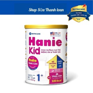 Sữa NutriCare Hanie Kid 1+ 850g