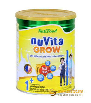 Sữa Nuvita Grow 1+ 900g (1-3 tuổi)