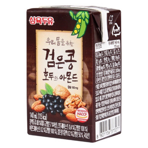 Sữa óc chó, đậu đen, hạnh nhân Hàn Quốc - 140ml, 24 hộp