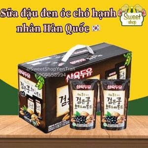 Sữa óc chó, đậu đen, hạnh nhân Hàn Quốc