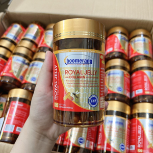 Sữa Ong Chúa Boomerang Royal Jelly and Collagen - 120 Viên