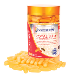 Sữa ong chúa Boomerang Royal Jelly and Collagen - 360 viên