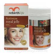 Sữa ong chúa dạng viên uống RE-BIRTH Platinum Royal Jelly 60 viên/hộp