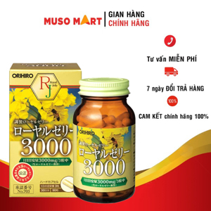 Sữa ong chúa Orihiro Royal Jelly 3000mg - 90 viên