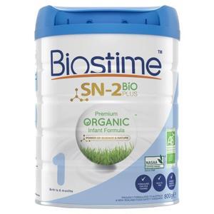 Sữa Organic Biostime số 1 SN-2 Bio Plus Premium Organic Infant Formula 800g dành cho trẻ sơ sinh từ 0 đến 6 tháng tuổi