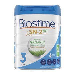 Sữa Organic Biostime số 3 SN-2 Bio Plus Premium Organic Toddler Milk Drink 800g dành cho trẻ từ 1 đến 3 tuổi