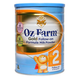 Sữa Oz Farm Gold Follow-on số 2 - 900g (6 - 12 tháng)