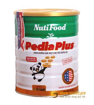 Sữa bột Nutifood Nuti PediaPlus - hộp 900g (dành cho trẻ từ 1 - 10 tuổi)