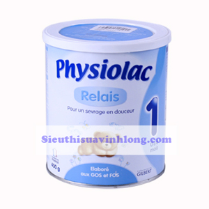 Sữa bột Physiolac số 1 - hộp 400g (dành cho trẻ từ 0 - 6 tháng)