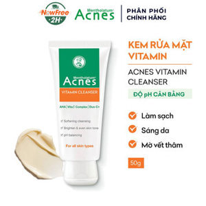 Sữa rửa mặt Acnes Vitamin Cleanser 50g