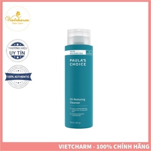 Sữa rửa mặt cân bằng độ ẩm và giảm dầu Paula's Choice Skin Balancing Oil Reducing Cleanser 473ml