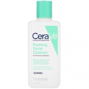 Sữa rửa mặt CeraVe Foaming Facial Cleanser For Normal To Oily Skin - 87ml, Sữa rửa mặt dành cho da thường, da dầu