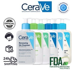 Sữa rửa mặt CeraVe Renewing SA Cleanser 237ml