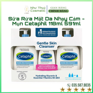 Sữa rửa mặt Cetaphil Gentle Skin Cleanser 118ml