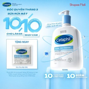 Sữa rửa mặt Cetaphil Gentle Skin Cleanser 473 ml