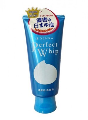 Sữa rửa mặt chiết xuất tơ tằm trắng Senka Perfect Whip 120g