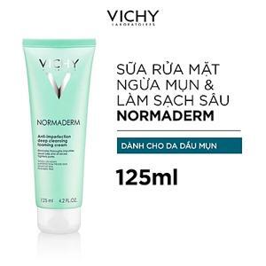 Sữa rửa mặt cho da nhờn mụn Vichy Normaderm Anti-perfection Deep Cleansing