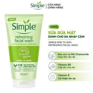 Sữa rữa mặt dạng gel - Simple Kind To Skin Refreshing Facial Wash Gel