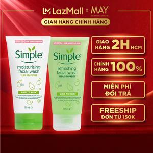 Sữa rữa mặt dạng gel - Simple Kind To Skin Refreshing Facial Wash Gel