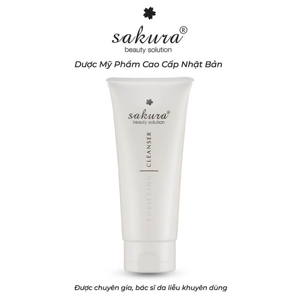 Sữa rửa mặt dành cho da dầu, da mụn Sakura 100ml