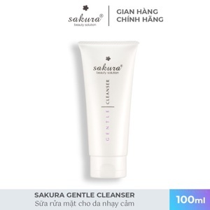 Sữa rửa mặt cho da nhạy cảm Sakura Sensitive Gentle Cleansing Foam 100ml