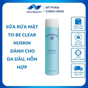 Sữa rửa mặt dành cho da nhờn và da hỗn hợp Nuskin Pure Cleansing Gel