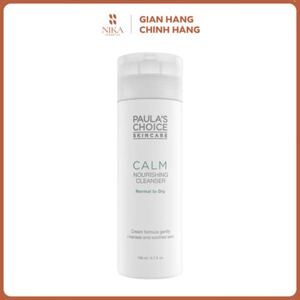 Sữa rửa mặt dịu nhẹ dành cho da dầu nhạy cảm Paula's Choice Calm Nourishing Cleanser 198ml