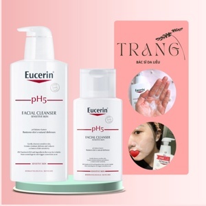 Sữa rửa mặt dịu nhẹ Eucerin pH5 Facial Cleanser Sensitive Skin 400mL