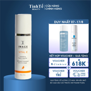 Sữa rửa mặt dưỡng ẩm phục hồi da Image Skincare Vital C Hydrating Facial Cleanser