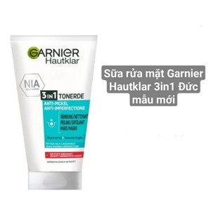 Sữa rửa mặt Garnier Hautklar Tonerde 3 in 1 - 150ml