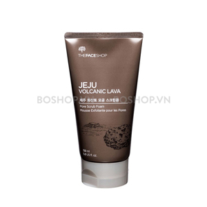 Sữa rửa mặt Jeju Volcanic Lava Pore Scrub Foam The Face Shop