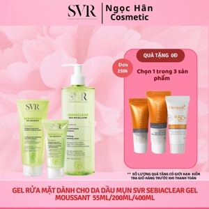 Sữa rửa mặt không chứa xà phòng SVR Sebiaclear Gel Moussant 200ml