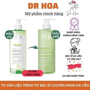 Sữa rửa mặt không chứa xà phòng SVR Sebiaclear Gel Moussant 200ml