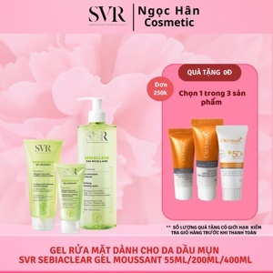 Sữa rửa mặt không chứa xà phòng SVR Sebiaclear Gel Moussant 200ml