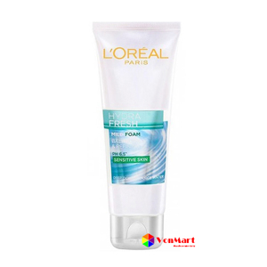 Sữa rửa mặt làm sạch thanh khiết L'oreal Hydrafresh 100ml